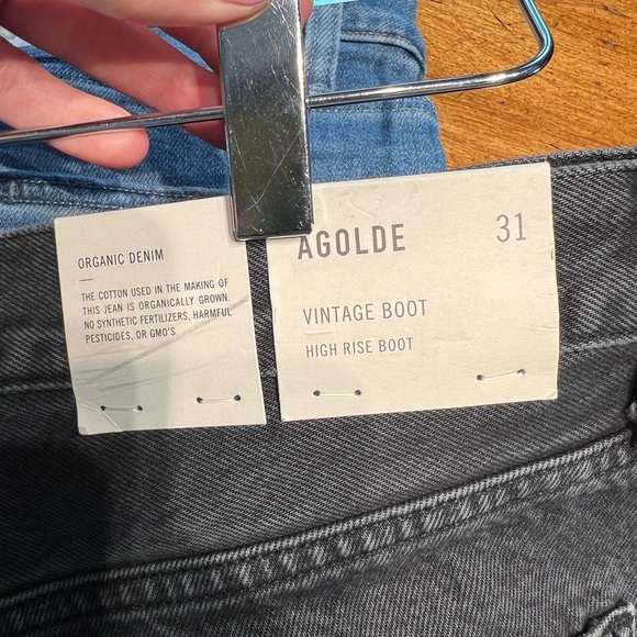 AGOLDE NWT Vintage Boot Cut High Rise Percolate Jeans Women’s Size 31 Technique - Picture 6 of 7